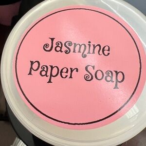 Jasmine Paper Soap Handcrafted. On the go soap! Take everywhere!
